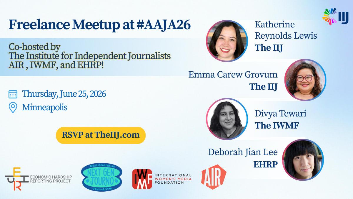 Co-hosted by Association of Independents in Radio (AIR) and the International Women's Media Foundation (IWMF).