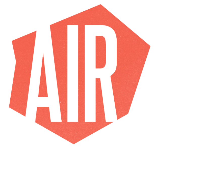 Orange and White AIR logo